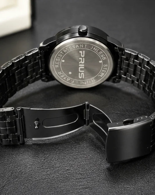 Black Stainless Steel Magnetic Ball Watch Providing Modern Design Everyday Style Support - With Box