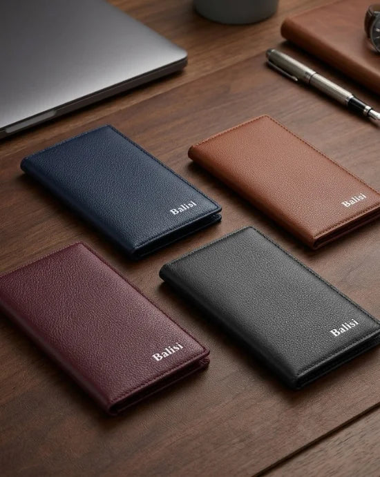 BALISI Bifold Wallet for Men Black