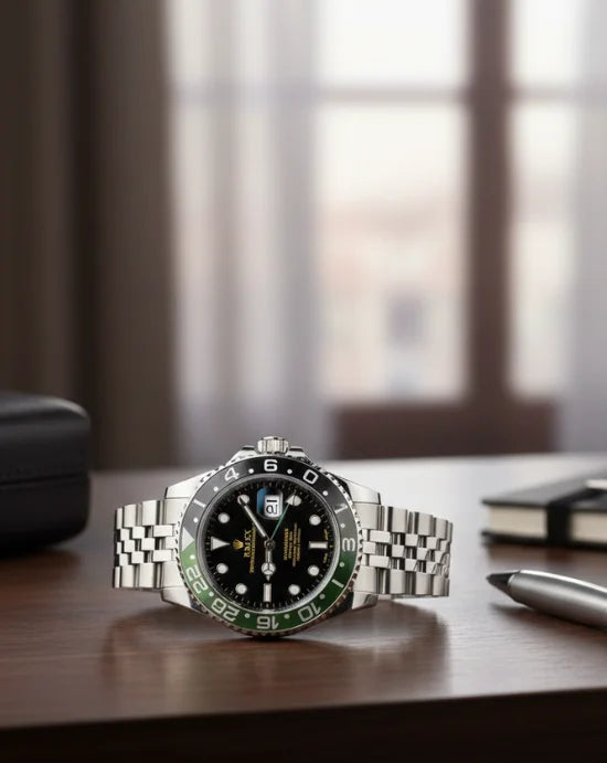 Rolex Watch Elegant Design Luxury Timepiece With Stylish Appearance And Reliable Performance For Everyday Wear - Golden Silver