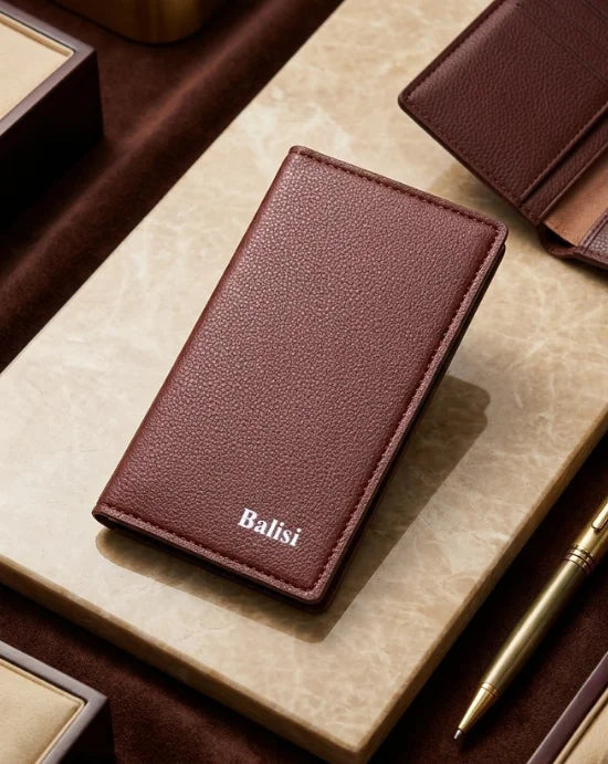 BALISI Bifold Wallet for Men Black