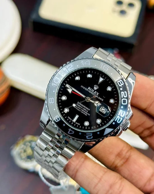 Rolex Watch Elegant Design Luxury Timepiece With Stylish Appearance And Reliable Performance For Everyday Wear - Golden Silver