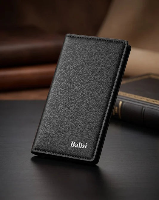 BALISI Bifold Wallet for Men Black